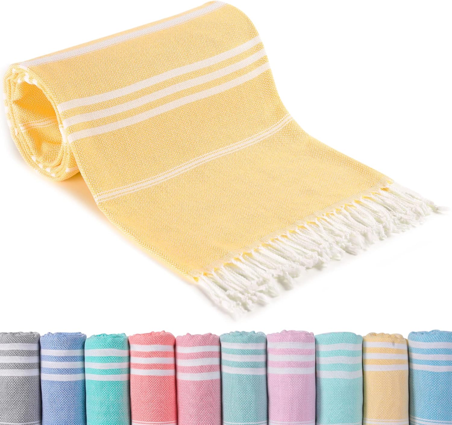 Sustainable Fouta Towel for Pool Swim